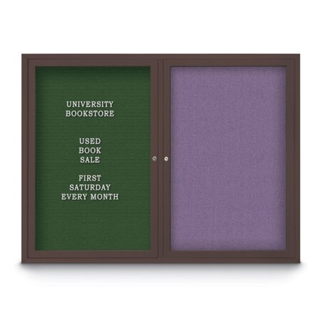 United Visual Products Corkboard, Pearl/White, 60" x 36" UV432H-WHITE-PEARL